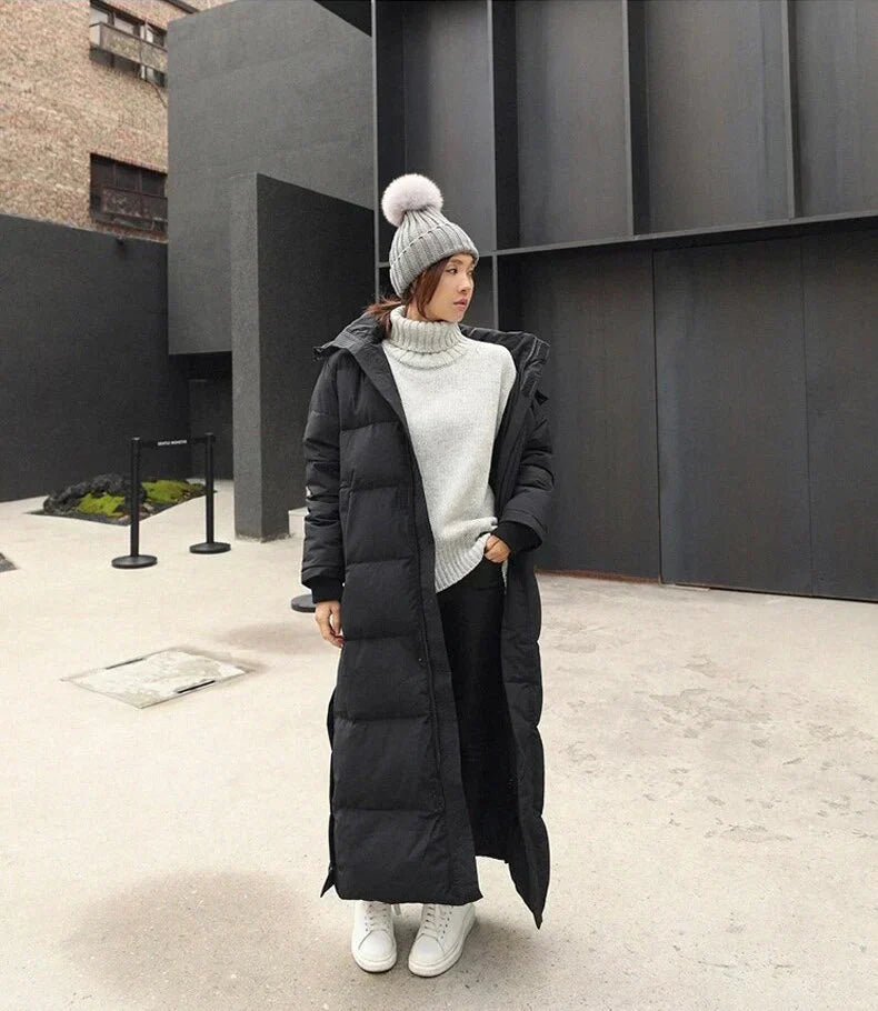 Manteau Femme Hiver Élégant Long Manches