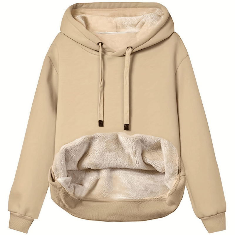 Sweat à Capuche Femme Hiver - Doudoune Polaire Élégante et Chaude