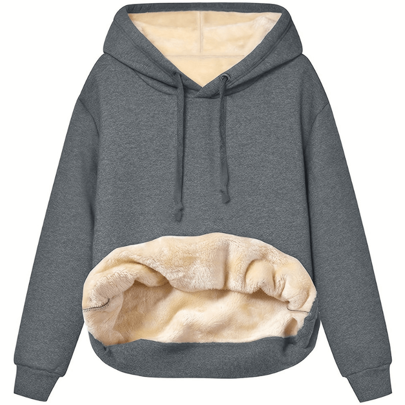 Sweat à Capuche Femme Hiver - Doudoune Polaire Élégante et Chaude