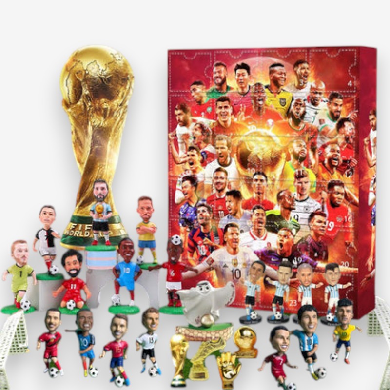 Calendrier de l'Avent Foot avec Cadeaux Joueurs - LuxeStyle
