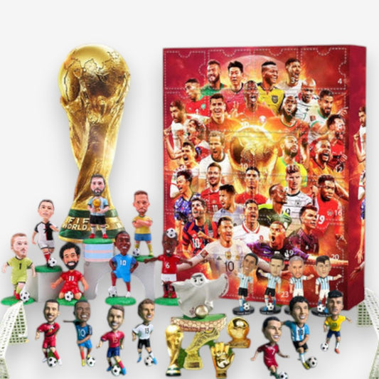 Calendrier de l'Avent Foot avec Cadeaux Joueurs - LuxeStyle