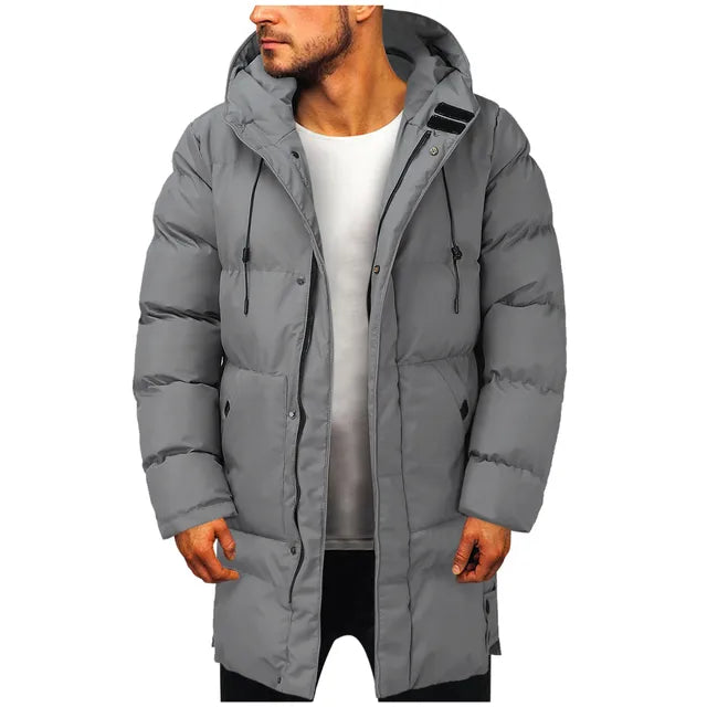 Parka Homme Hiver Élégant avec Capuchon