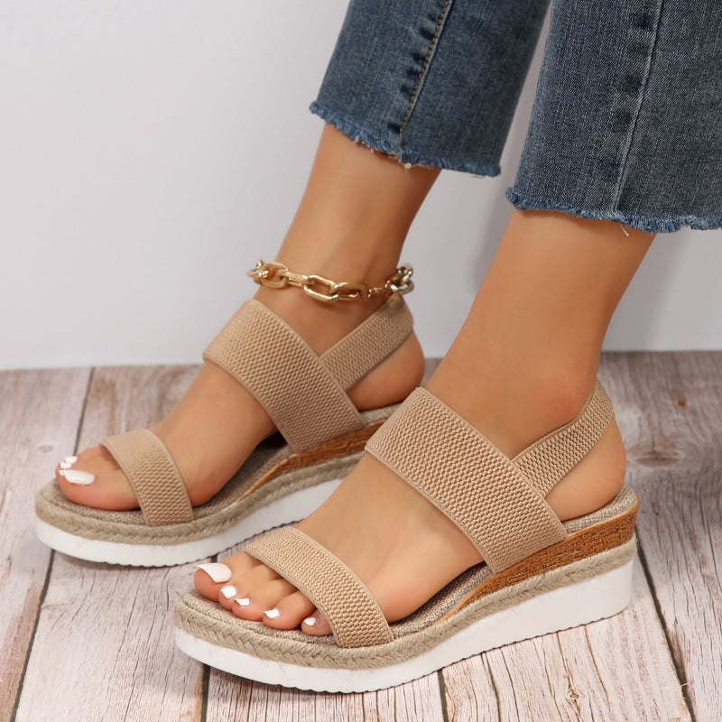 Sandales Plates-Formes Féminines Été Confortable
