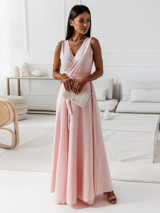 Robe Femme Élégante Longue – Robe Confortable avec Coupe Avantageuse & Tissu Respirant - LuxeStyle