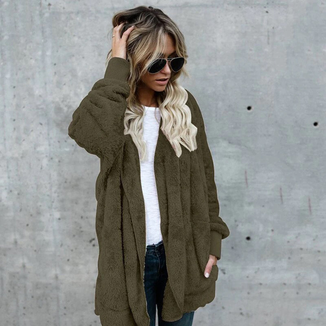 Veste Hiver Douillette pour Femme en Fausse Fourrure