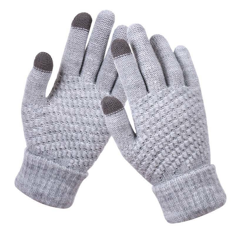 Gants Femme Hiver Douillet avec Motif Brodé