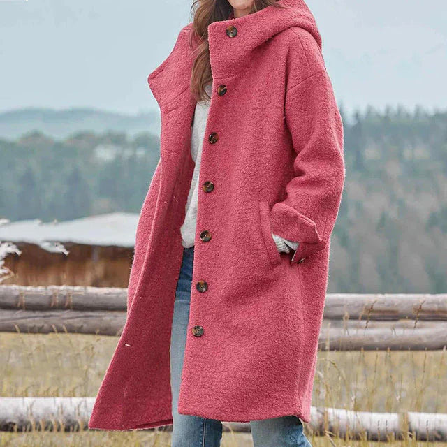 Manteau Long Classique À Boutons Pour Femme | Automne
