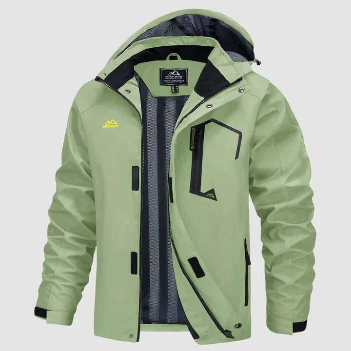 Veste Hivernale Étanche pour Homme avec Capuchon Détachable - LuxeStyle