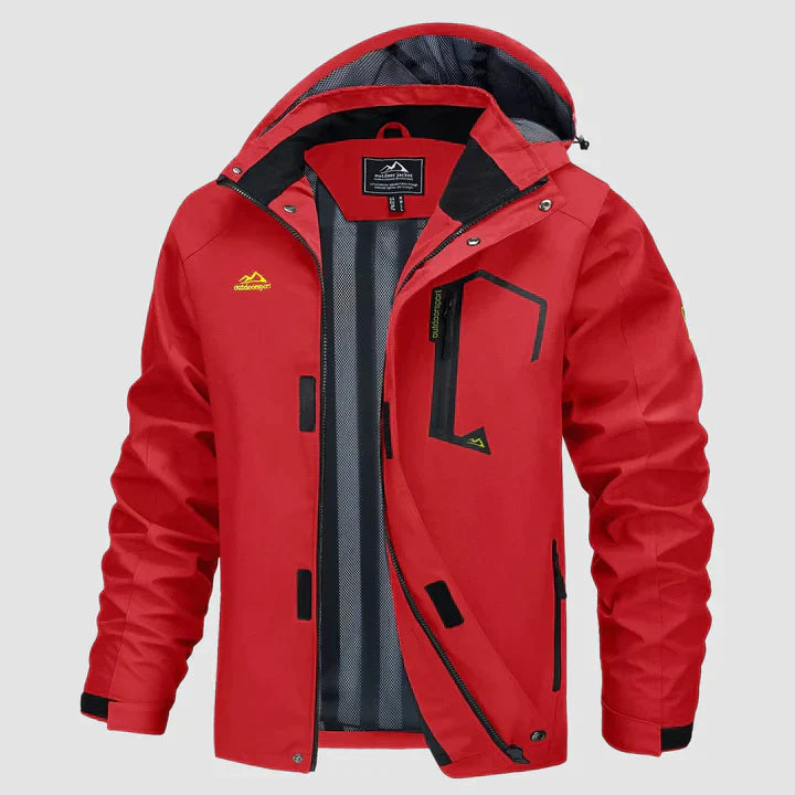 Veste Hivernale Étanche pour Homme avec Capuchon Détachable