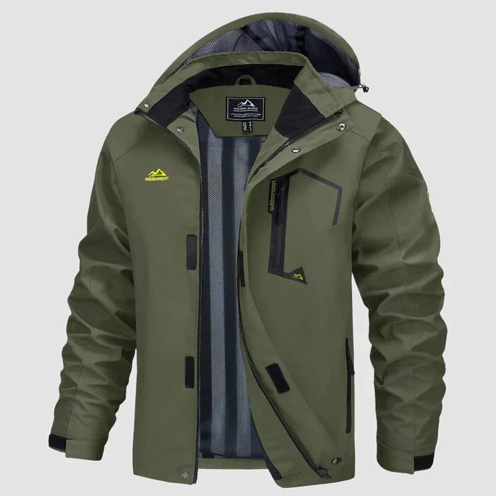 Veste Hivernale Étanche pour Homme avec Capuchon Détachable