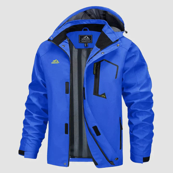 Veste Hivernale Étanche pour Homme avec Capuchon Détachable