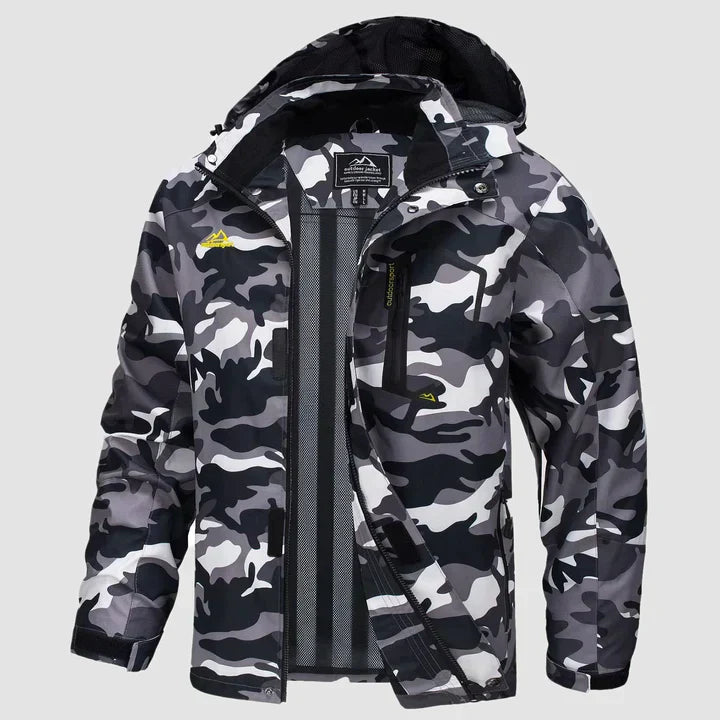 Veste Hivernale Étanche pour Homme avec Capuchon Détachable