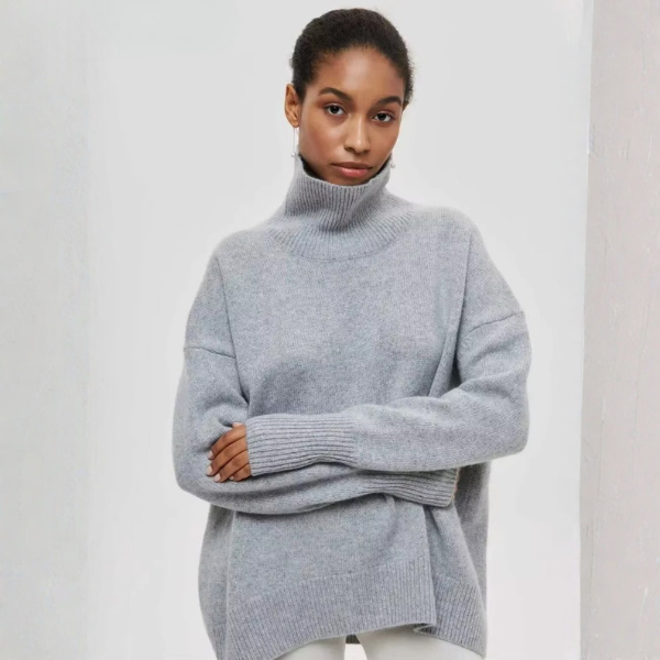 Pull Femme Col Roulé Doux Hiver