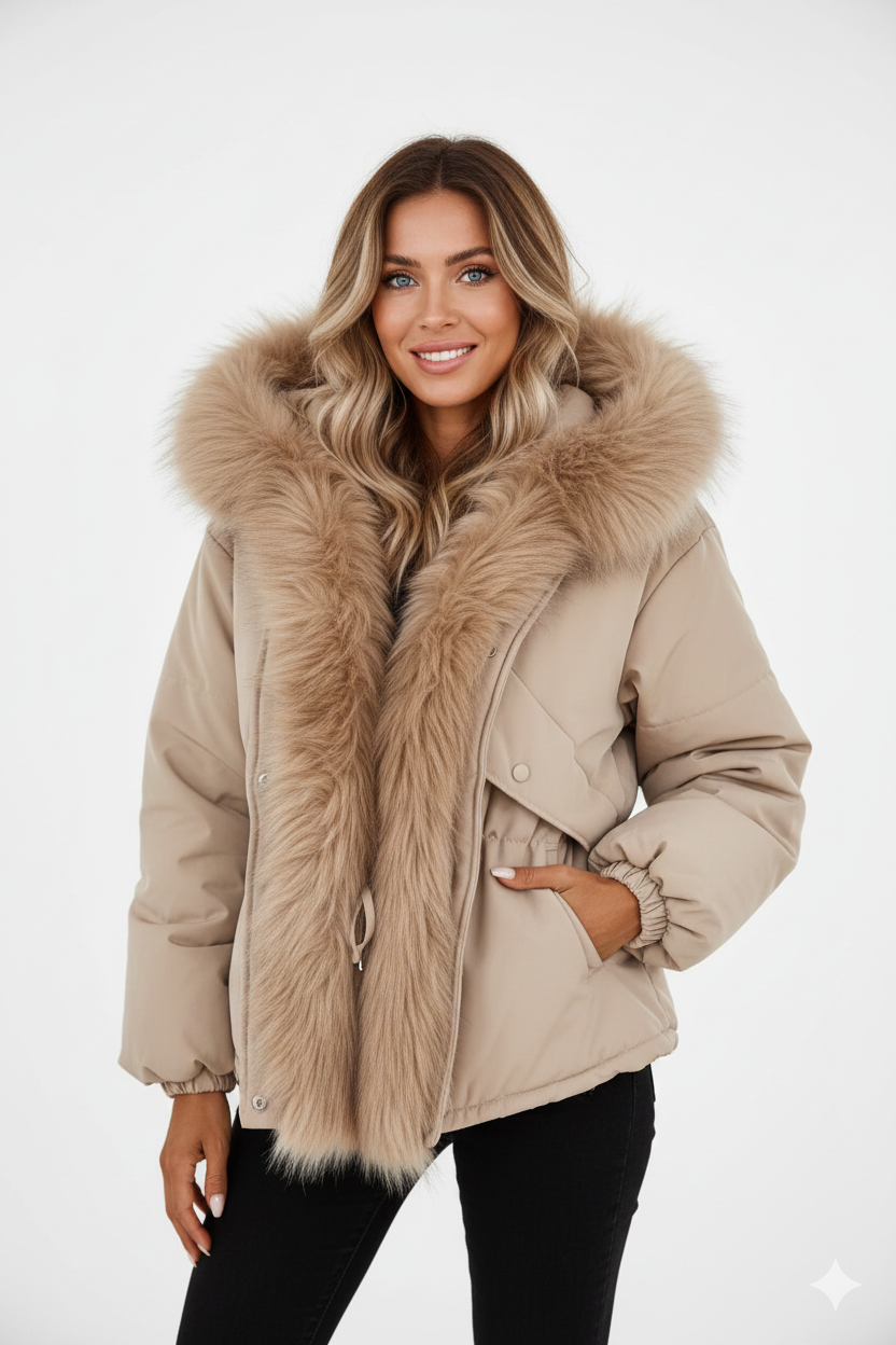 Parka Femme Hiver Élégant – Manteau Douillet avec Doublure Polaire & Style Actuel