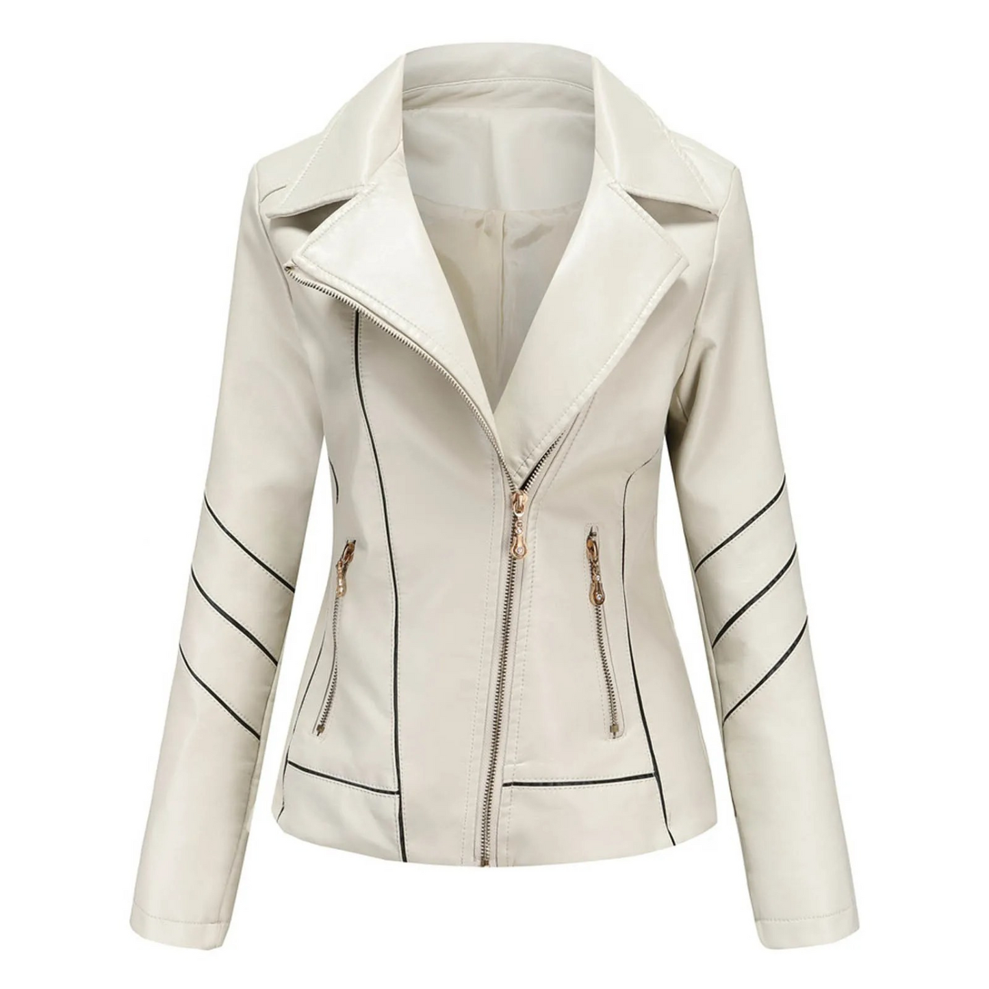 Veste Col Relevé Féminine pour Tous les Jours - LuxeStyle