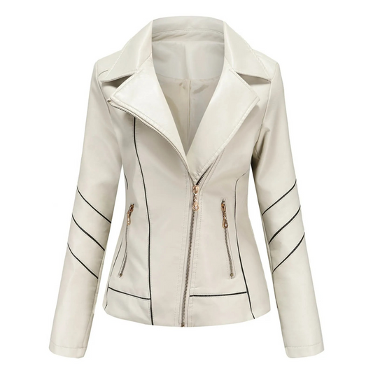 Veste Col Relevé Féminine pour Tous les Jours - LuxeStyle