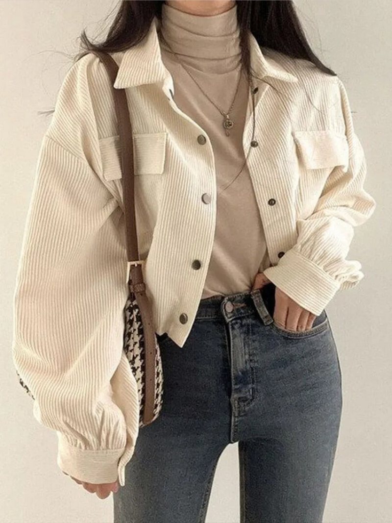 Veste Femme Élégante Mi-Longueur pour Printemps