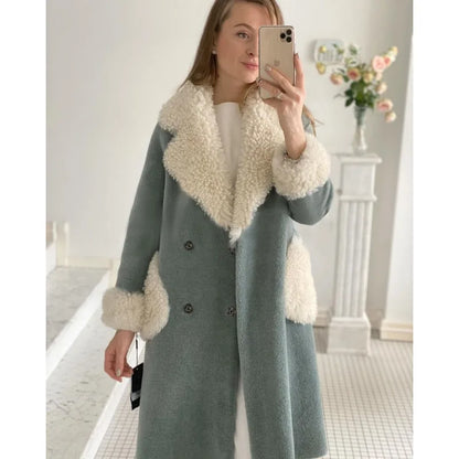 Manteau Femme Élégant à Capuchon pour Hiver - LuxeStyle