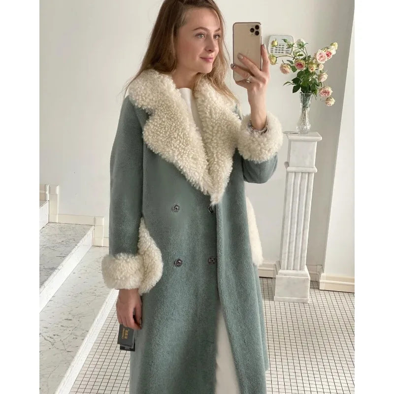 Manteau Femme Élégant à Capuchon pour Hiver