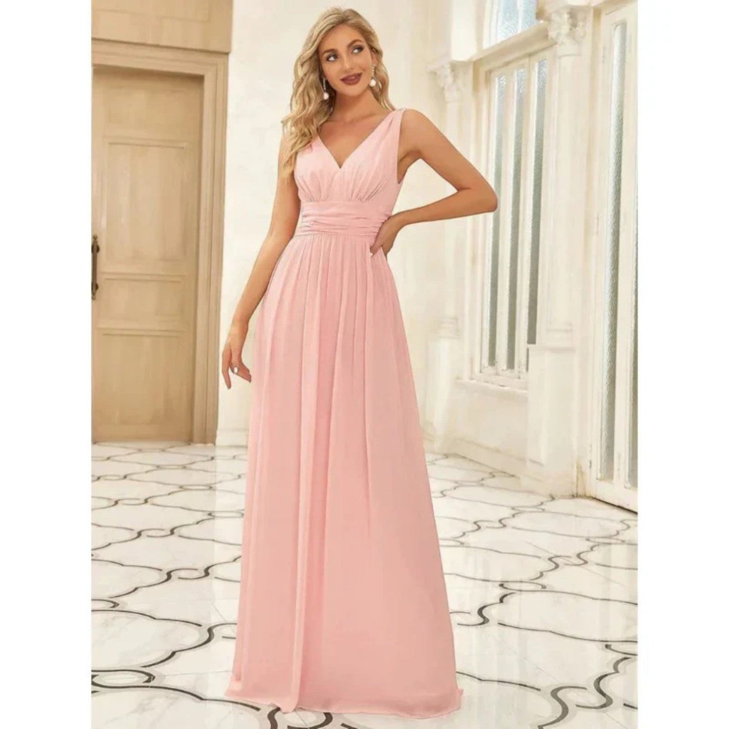 Robe de Soirée Élégante en V pour Femmes