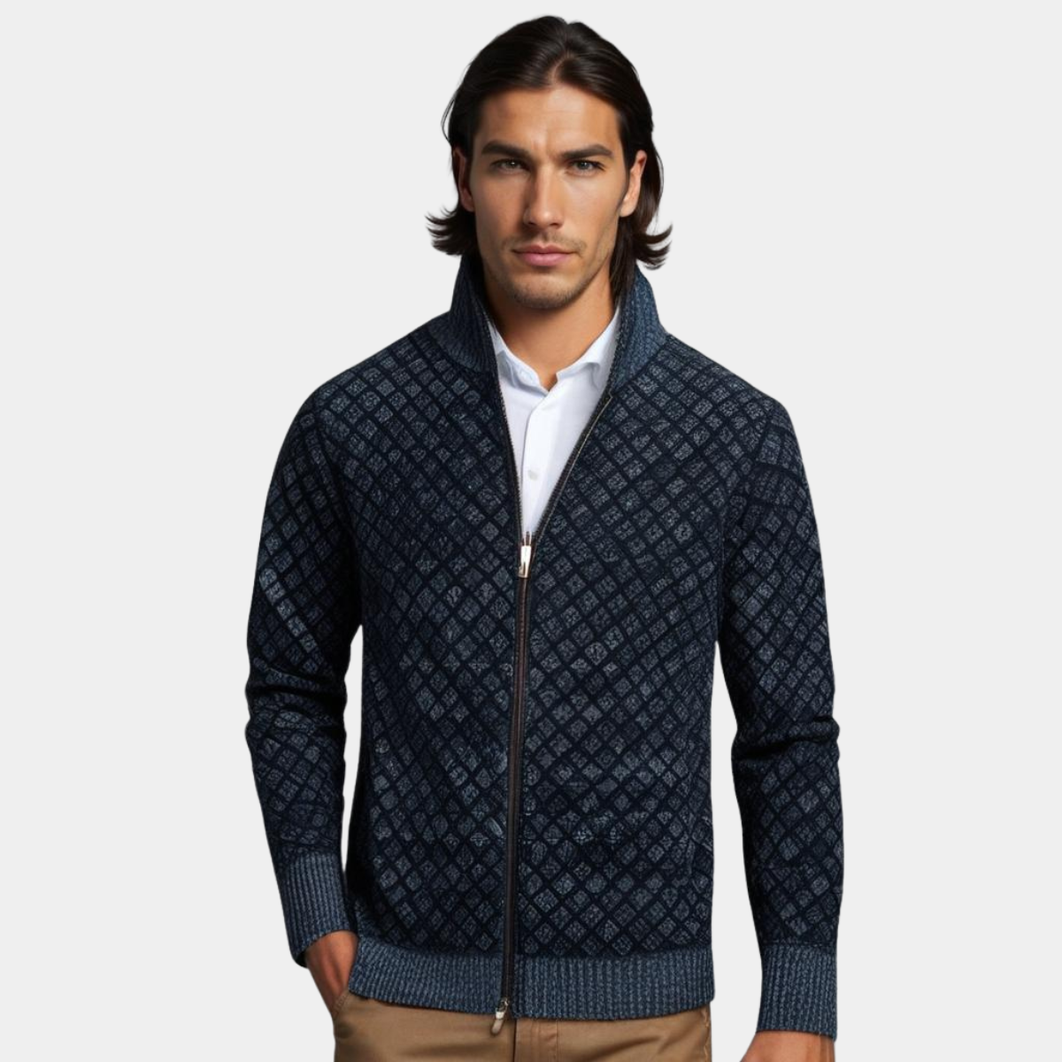Gilet Homme Élégant – Taille Slim, Style Chic & Doublure Chaude - LuxeStyle