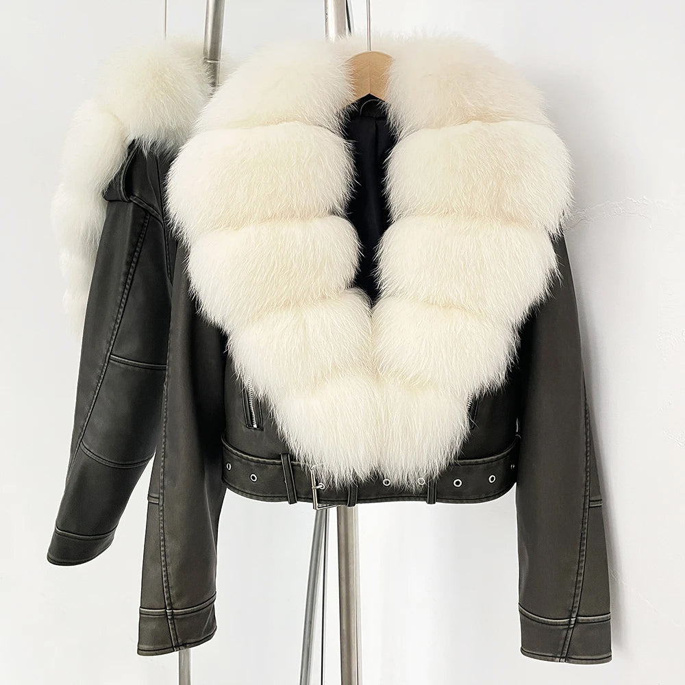 Veste Hivernale Élégante pour Femme avec Ceinture Réglable