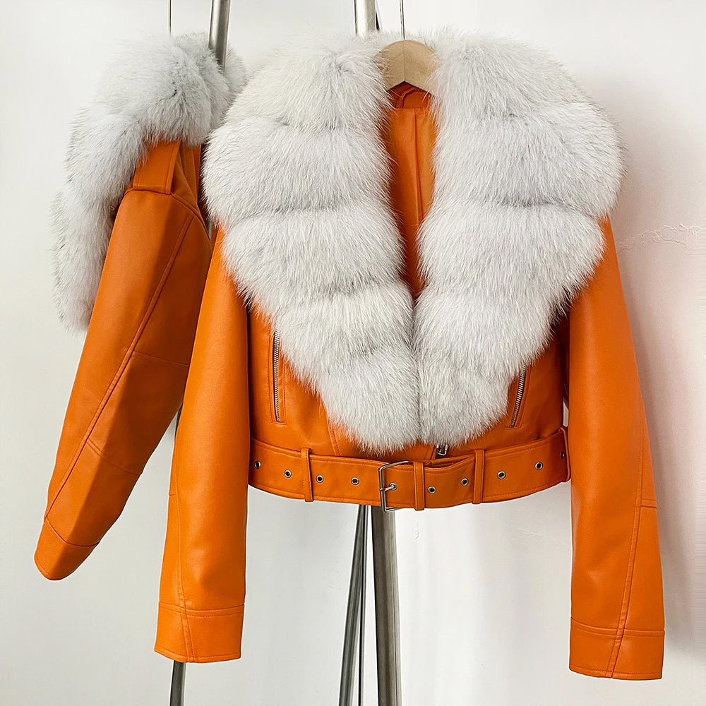 Veste Hivernale Élégante pour Femme avec Ceinture Réglable - LuxeStyle