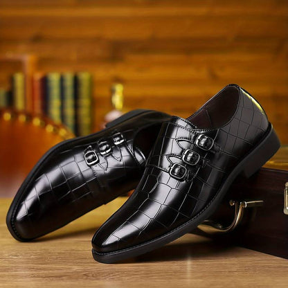 Chaussures De Mariage Élégantes Pour Homme Noir Bout Pointu