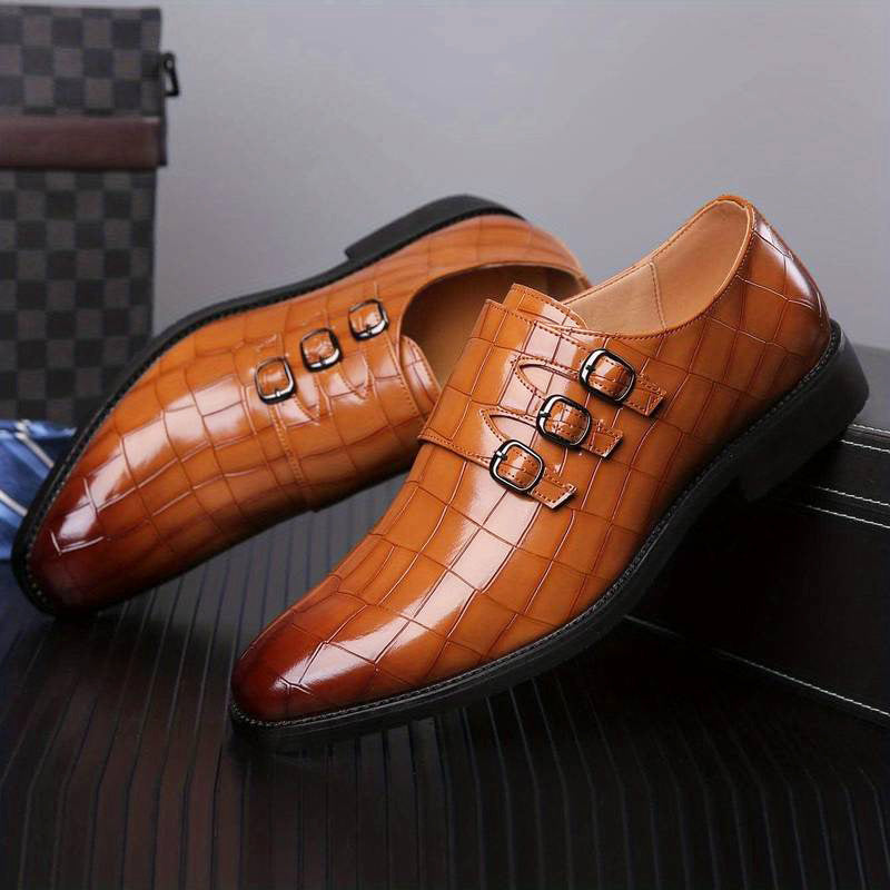 Chaussures De Mariage Élégantes Pour Homme Noir Bout Pointu