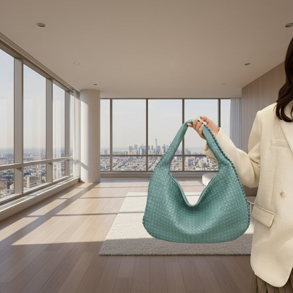 Sac À Main Tressé avec Poche Intérieure | Parfait pour Tous les Jours
