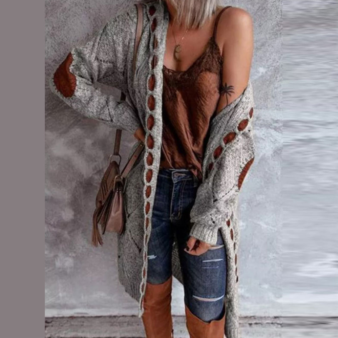 Gilet Élégant Manches Longues Pour Femme Mi-Saison