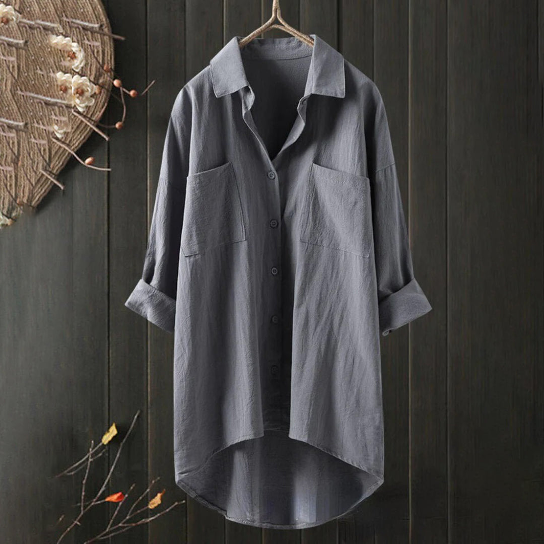 Chemise homme noir classique manches longues