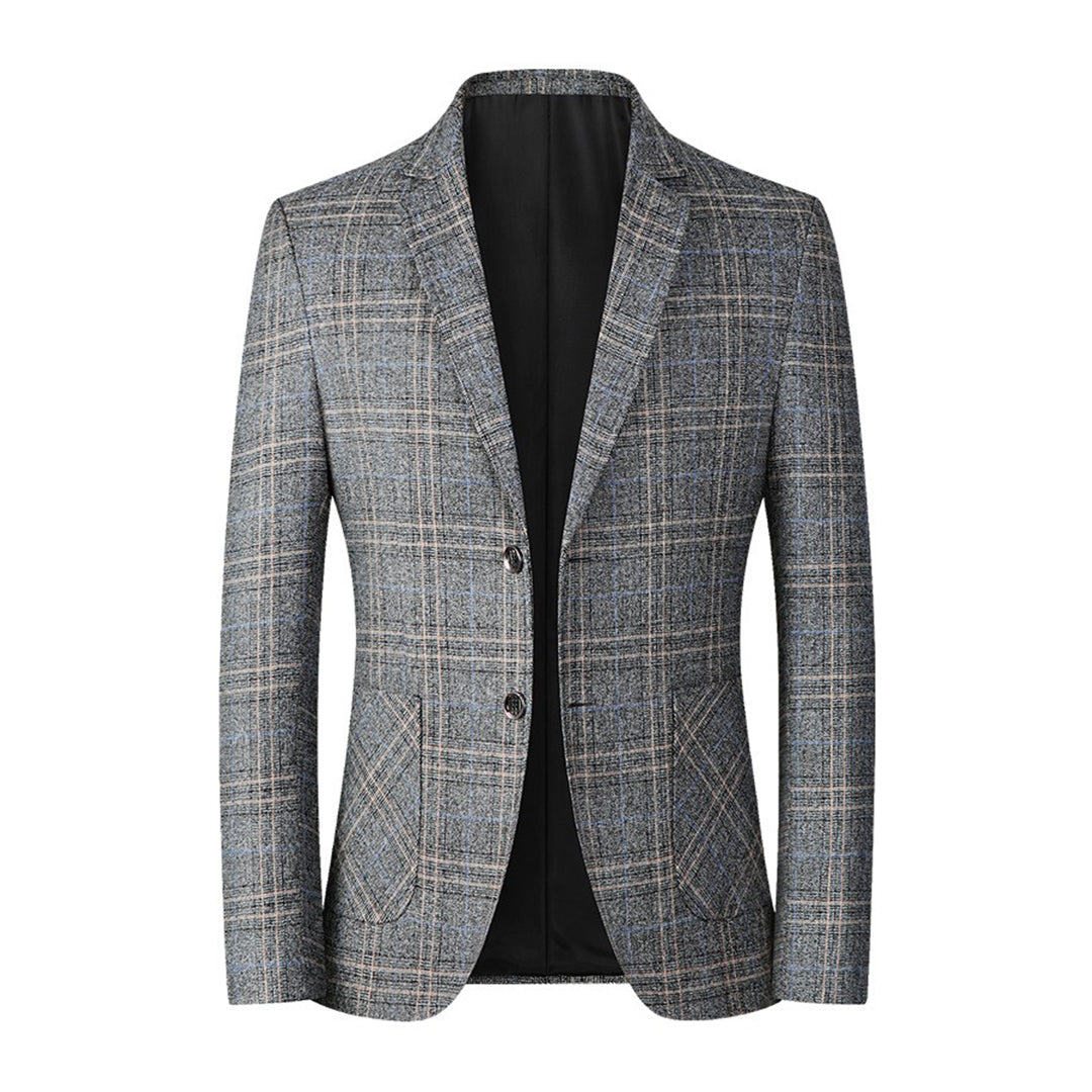 Blazer Homme Élégant à Double Bouton - LuxeStyle