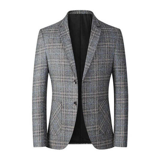 Blazer Homme Élégant à Double Bouton - LuxeStyle