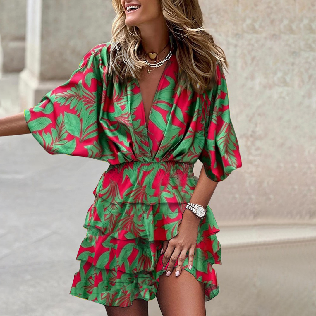 Robe Été Imprimée Chic pour Femme