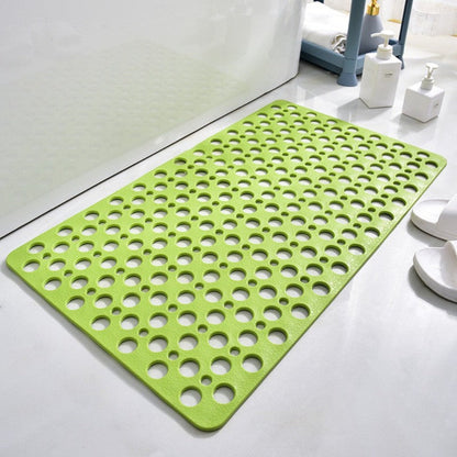 Tapis de bain sécurité gris perforé