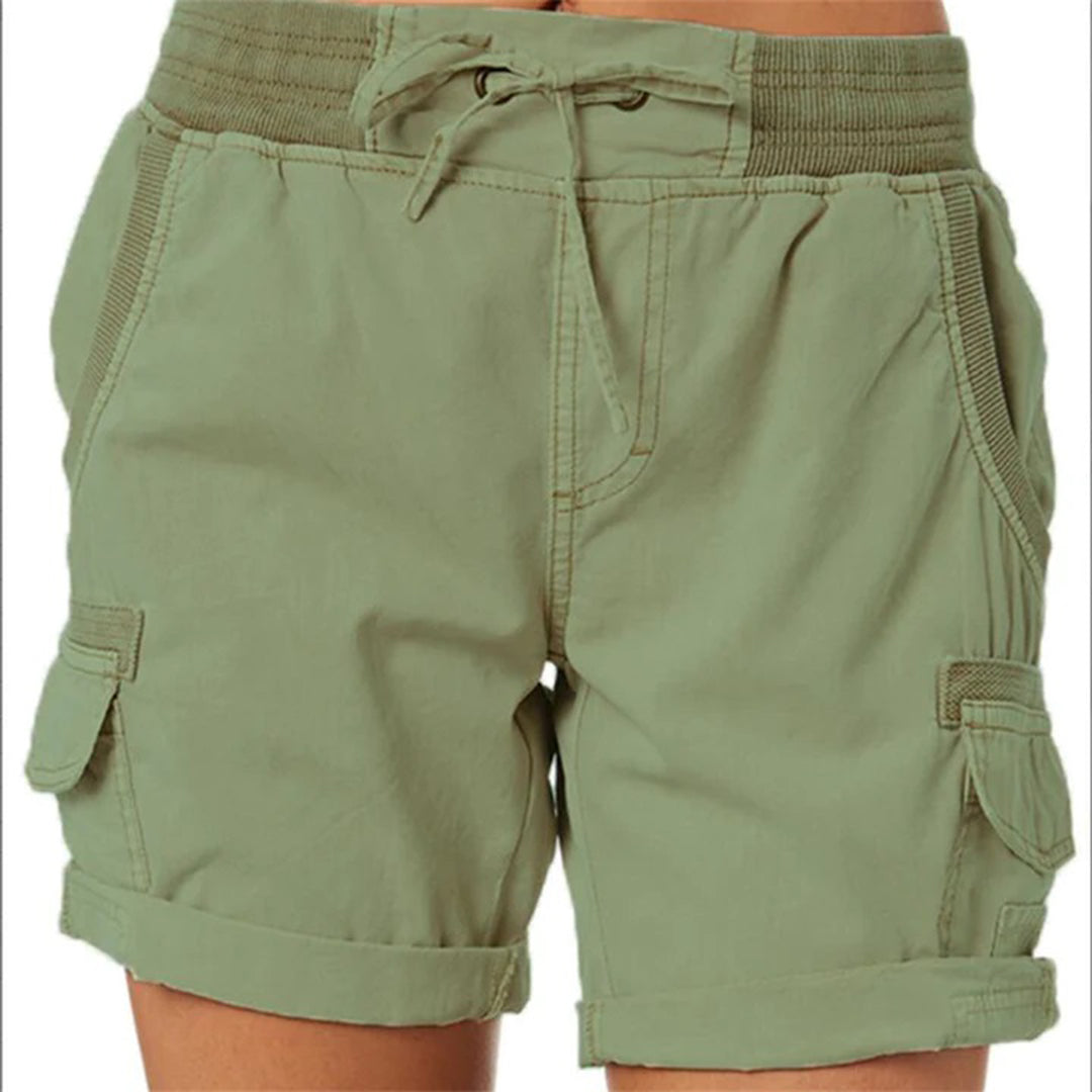 Short Cargo Femme Été avec Poches Pratiques