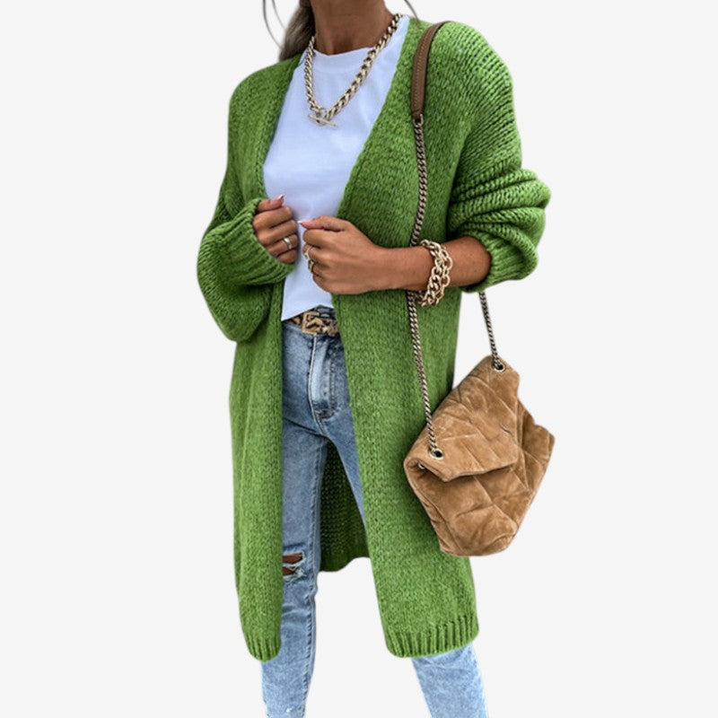 Cardigan Féminin à Manches Longues Élégant