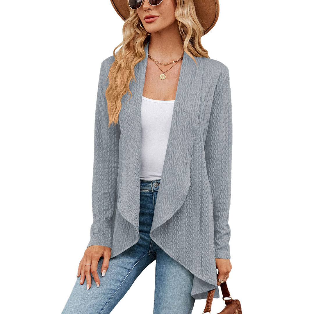 Gilet Élégant Taille Droite pour Femme Automne