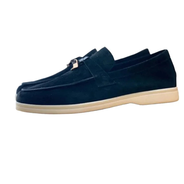 Chaussures Décontractées en Cuir Beige pour Homme