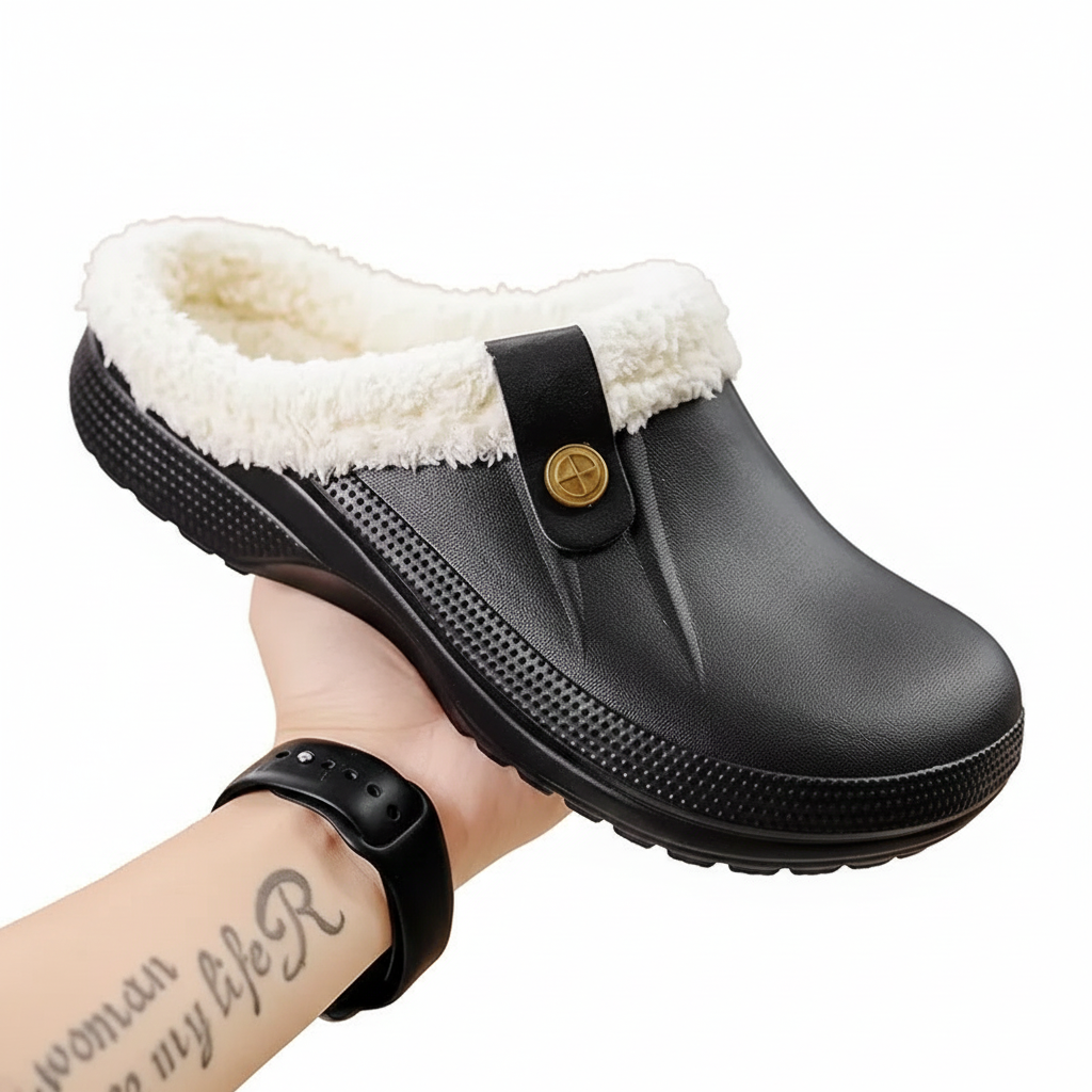 Chaussons Femmes Chauffants Douillets pour Maison et Extérieur