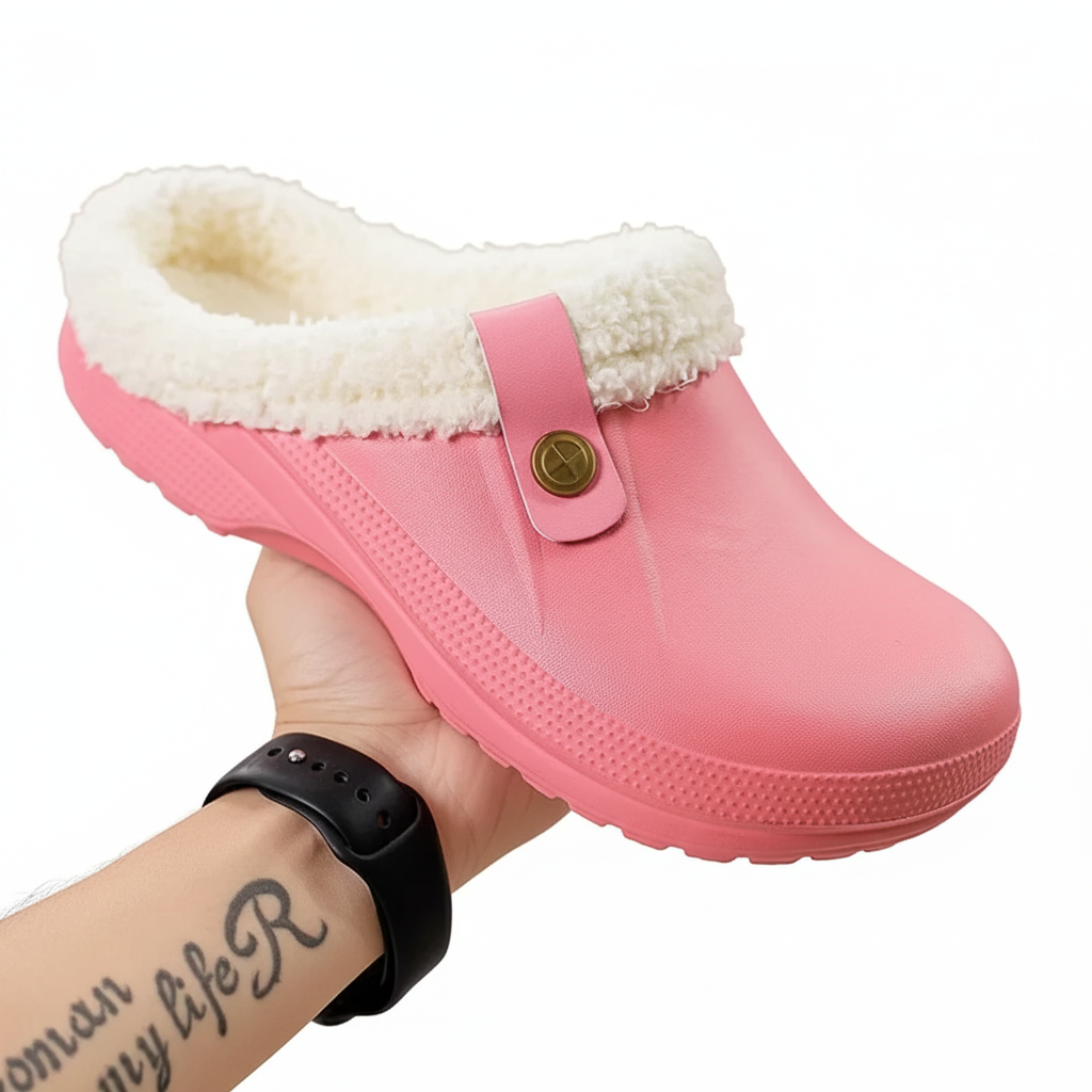Chaussons Femmes Chauffants Douillets pour Maison et Extérieur