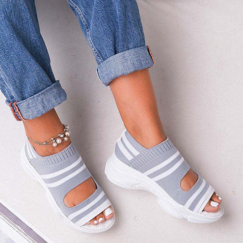 Sandale Chic à Bout Ouvert pour Femme