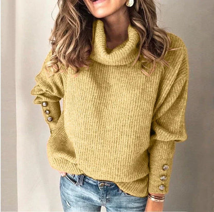 Pull Femme Col Roulé Douillet & Confortable