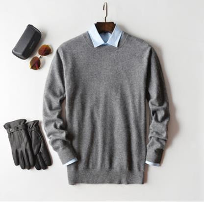 CachemireLux™ – Pull Homme Cachemire Doux et Élégant Confort Optimal