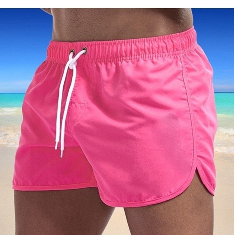 Short de bain confortable avec élasticité et style décontracté