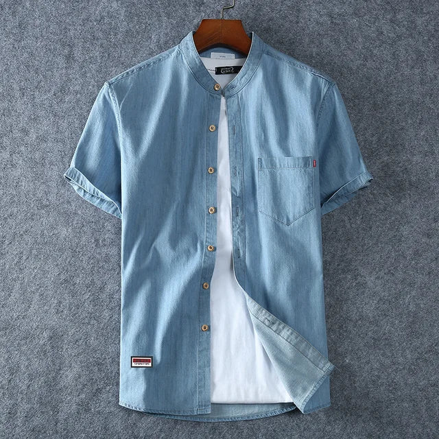 Chemise Homme Élégante à Manches Courtes - LuxeStyle