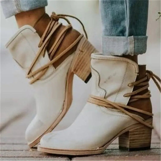 Bottes cowboy chic avec semelles antiderapantes - LuxeStyle