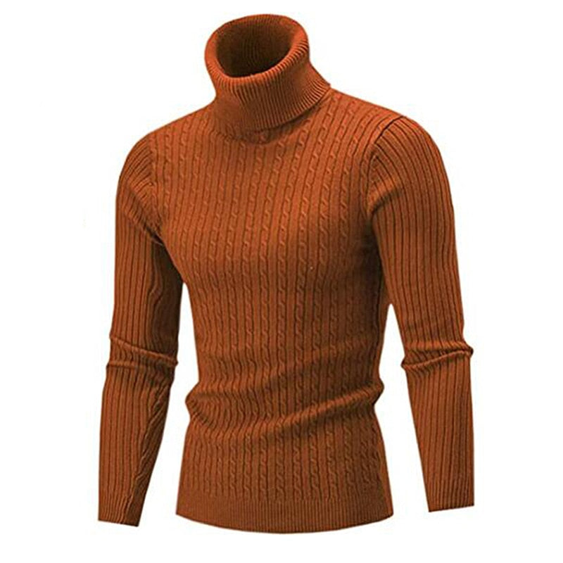 Pull Col Roulé Homme Tricot Luxe & Confortable