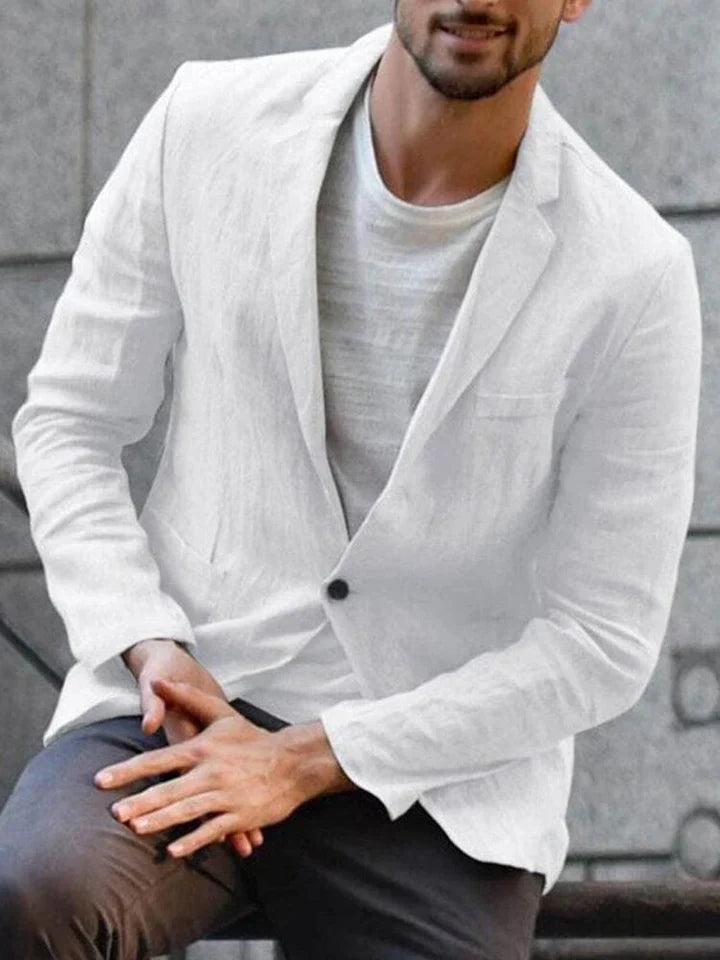 Veste légère Taille affûtée Bouton unique